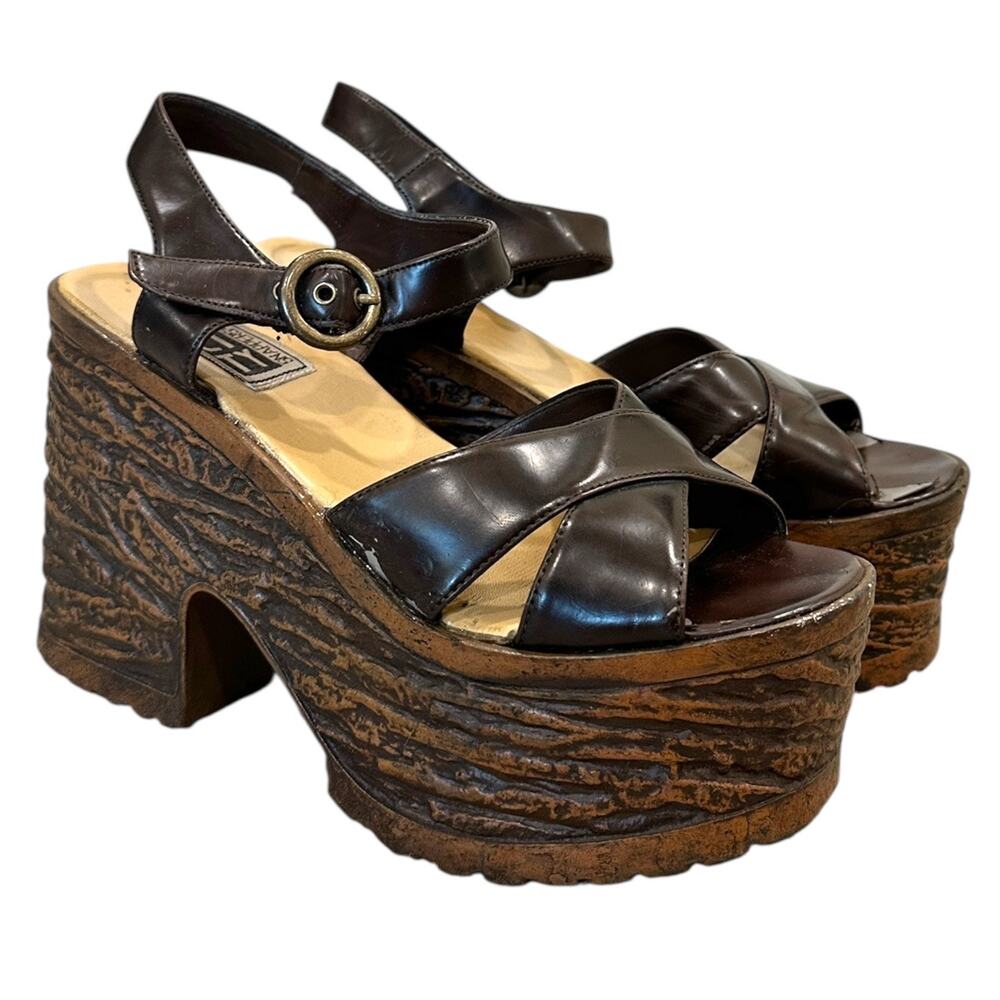 Y2K City Snappers Chunky Open-toe Platforms